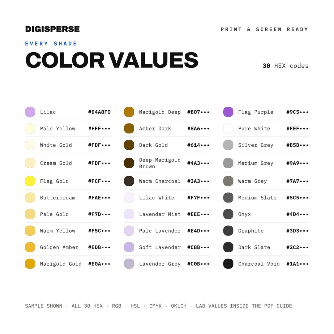 Nonbinary Pride color palette — preview image 3 of 20