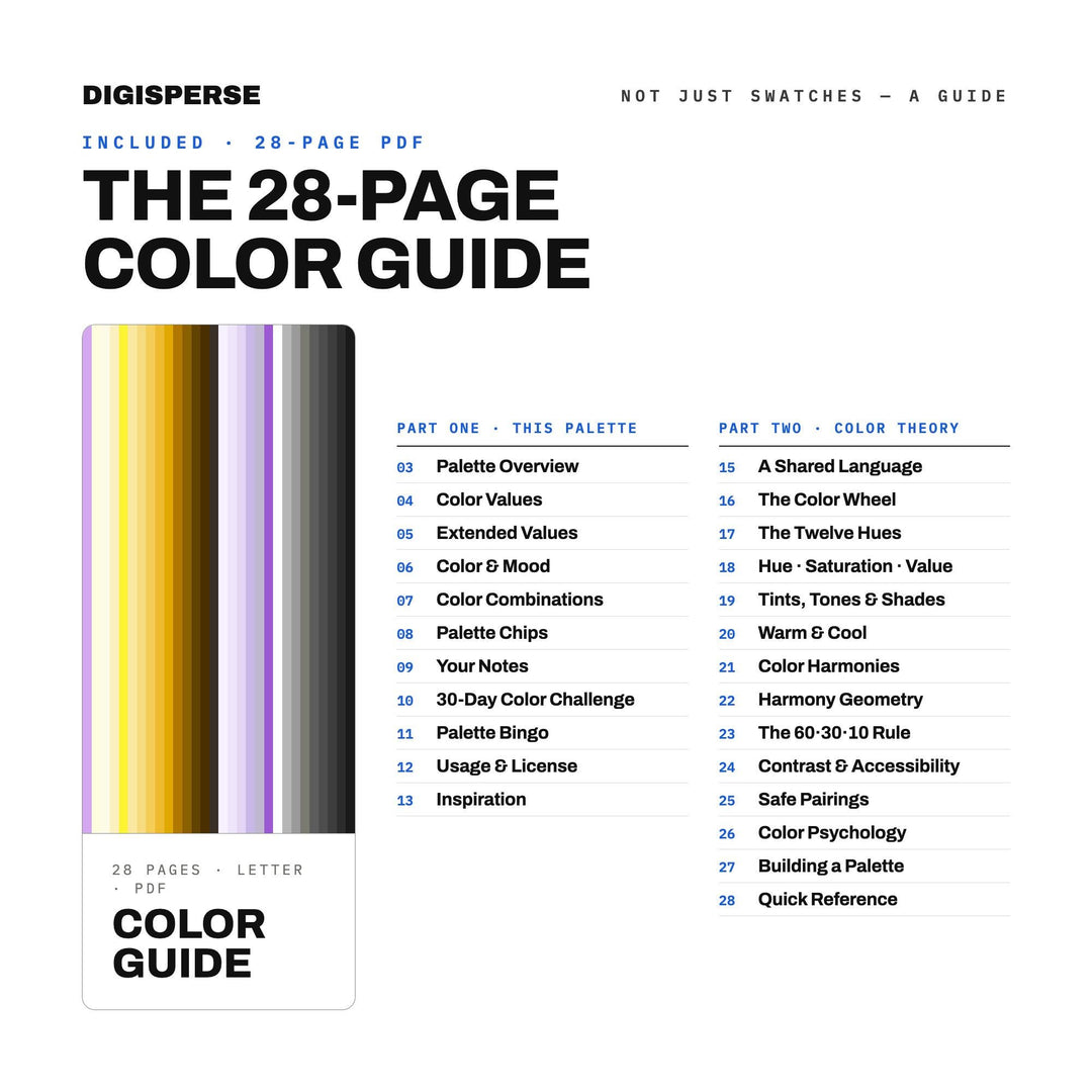 Nonbinary Pride color palette — preview image 5 of 20