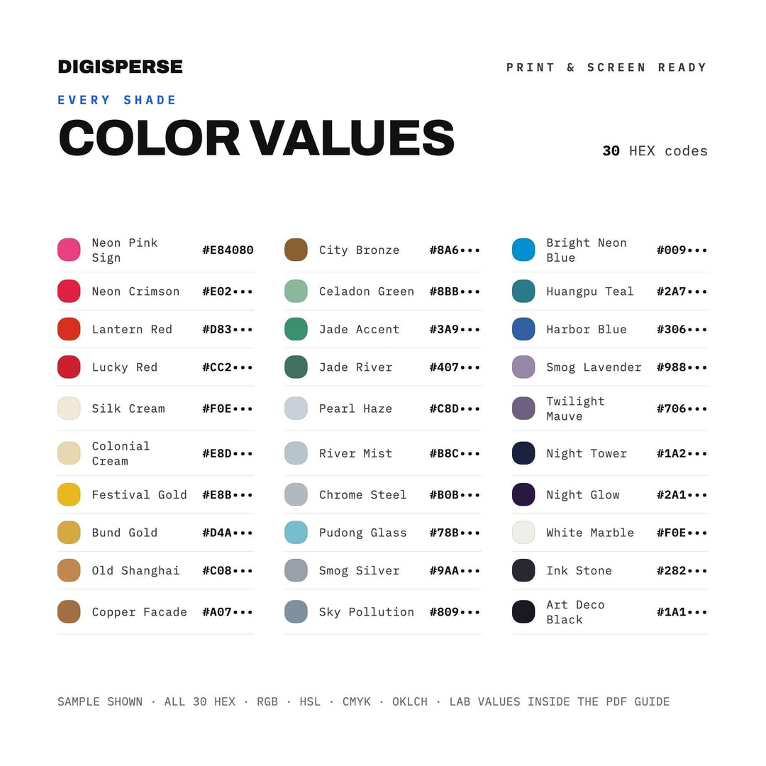 Shanghai Skyline color palette — preview image 3 of 20