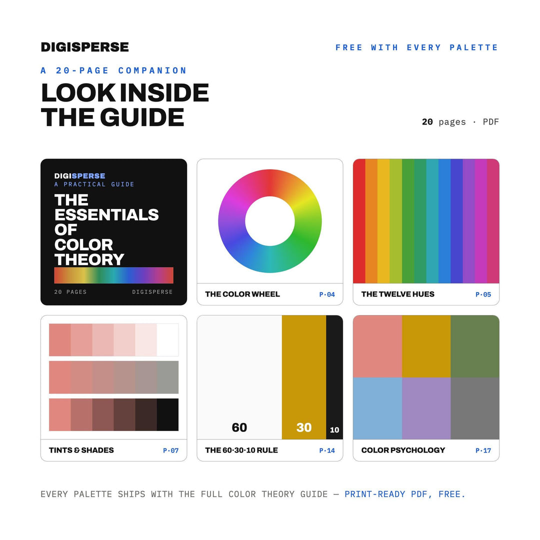 Graduation Afterglow color palette — preview image 6 of 20