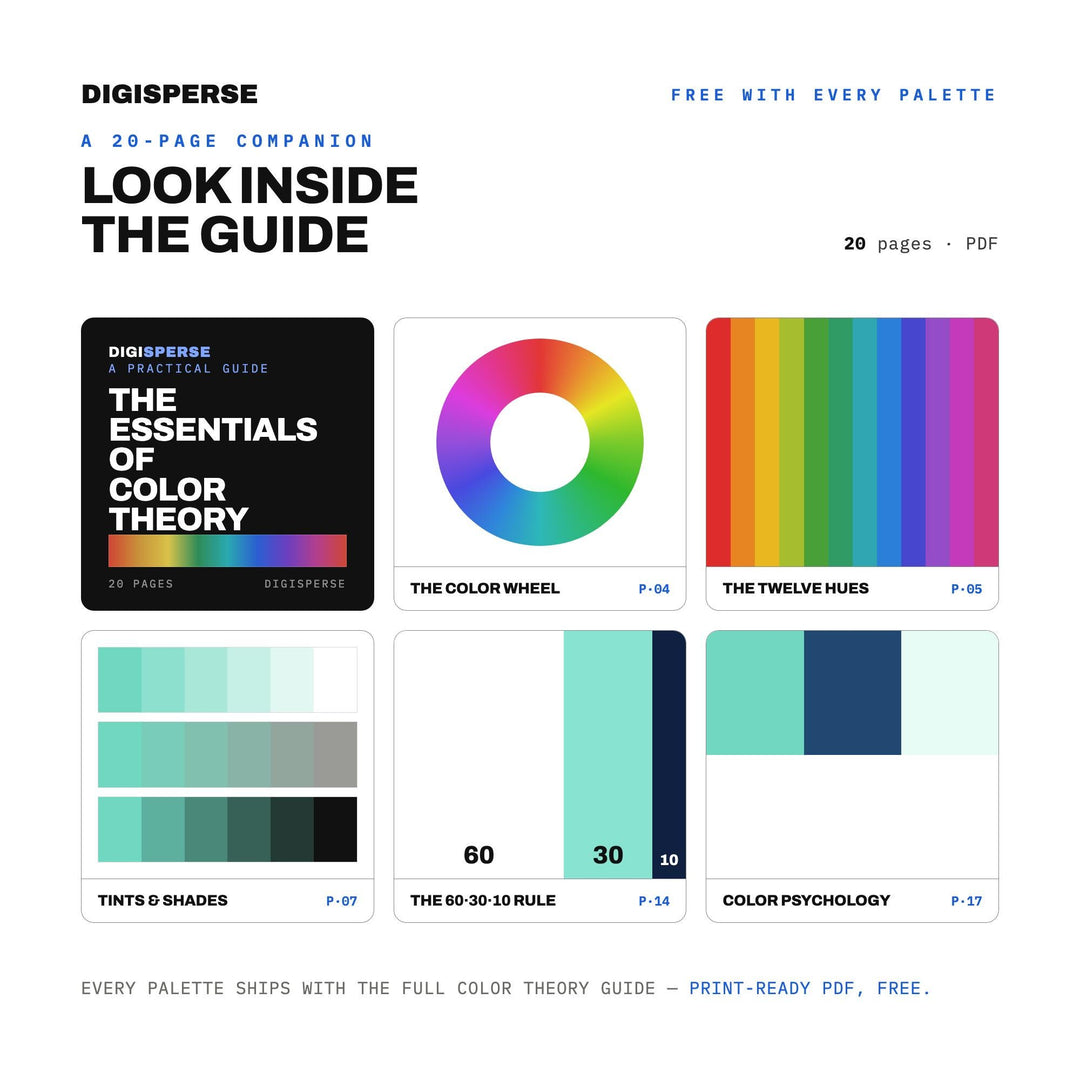 Aquamarine color palette — preview image 6 of 20