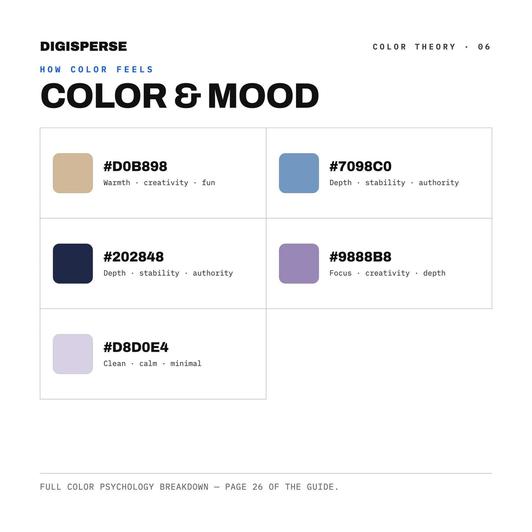 Ambient Electronic color palette — preview image 8 of 20