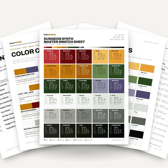 Dungeon Synth color palette — main preview