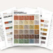 Earth Naturals Color Palette – 30 Hex Codes + Procreate Swatches