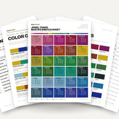 Jewel Tones Color Palette – 30 Hex Codes + Procreate Swatches