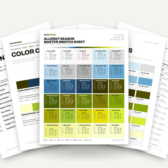 Allergy Season color palette — main preview