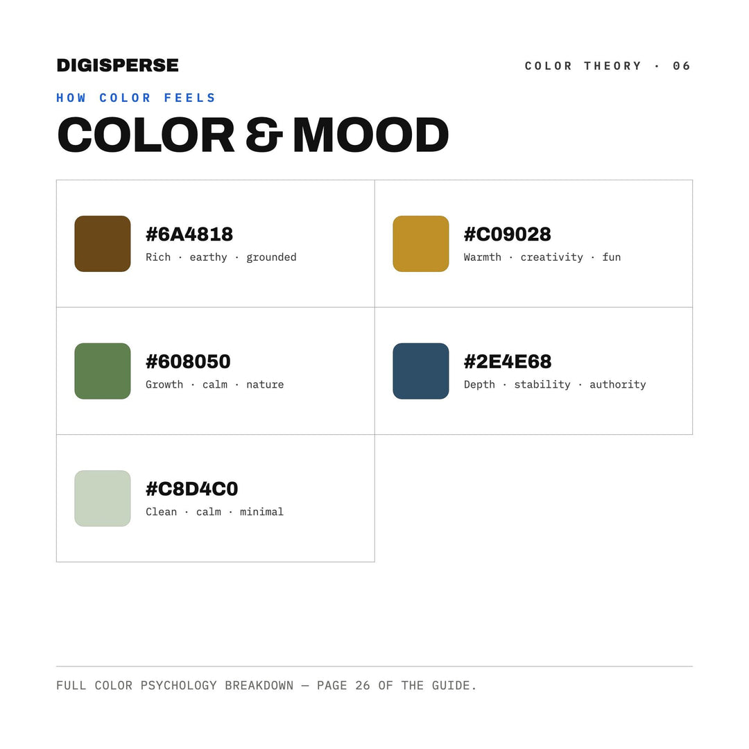 American Folk Revival Color Palette | 30 Warm Rustic Tones (Digital Download) color palette — preview image 8 of 20