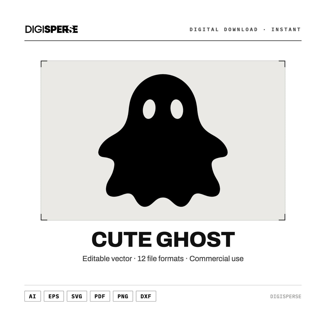 Ghost vector graphic set — main preview