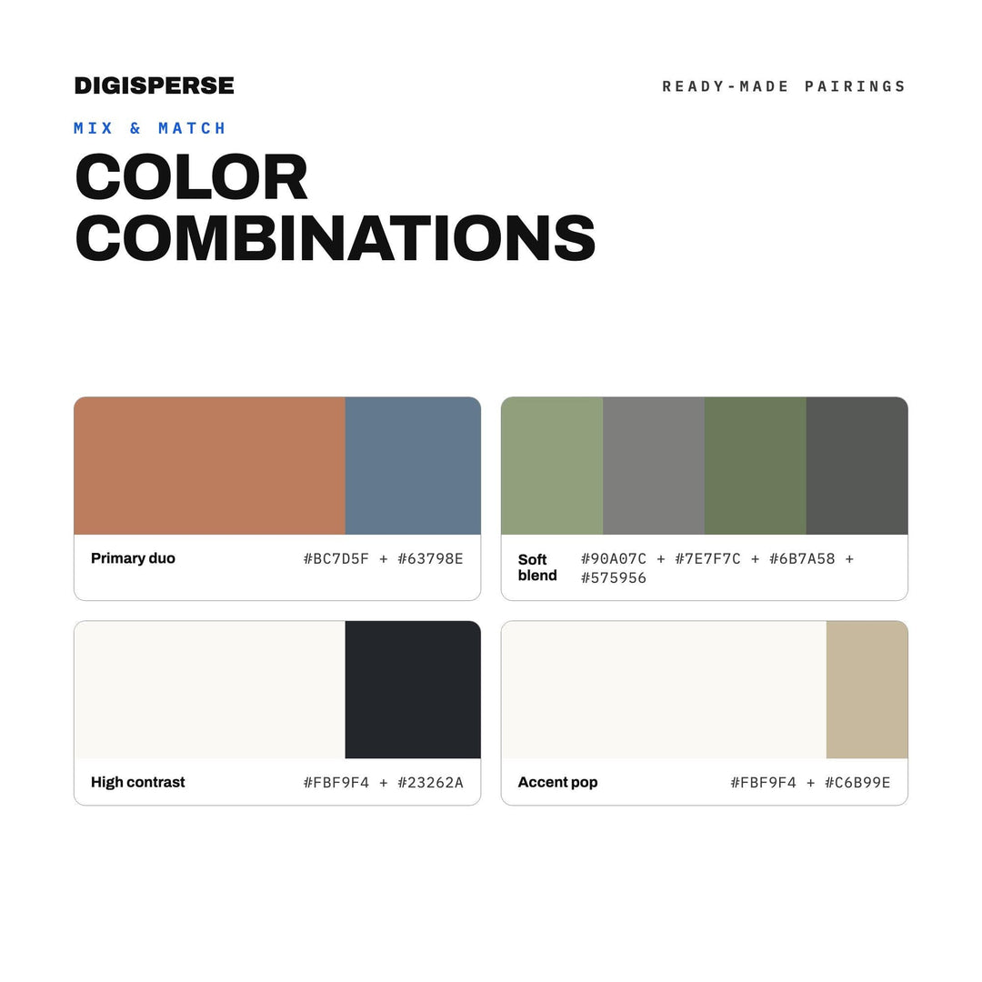 Modern Farmhouse Neutrals color palette — preview image 2 of 20