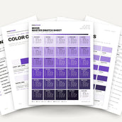 Coastal Color Palette Set – 4 Colorways, 120 Hex Codes