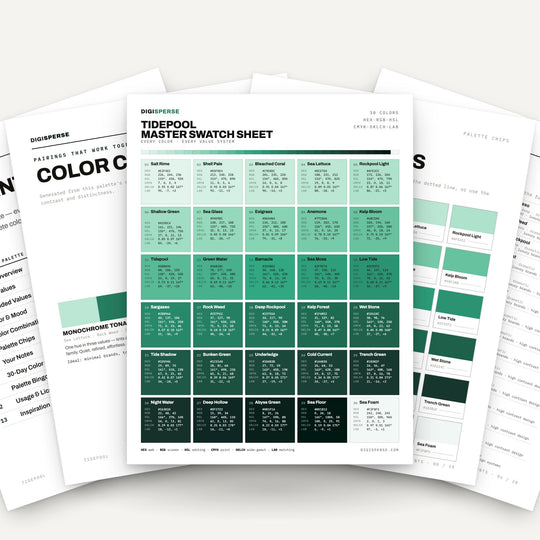 Tidepool color palette — main preview