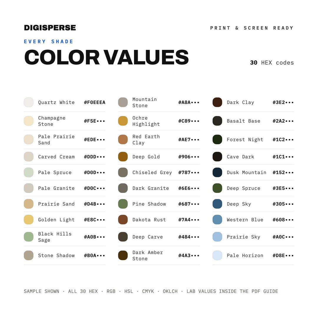 Mount Rushmore Stone color palette — preview image 3 of 20