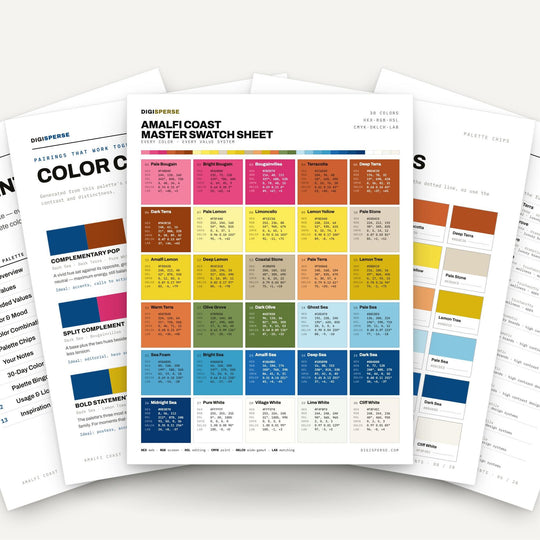 Amalfi Coast color palette — main preview
