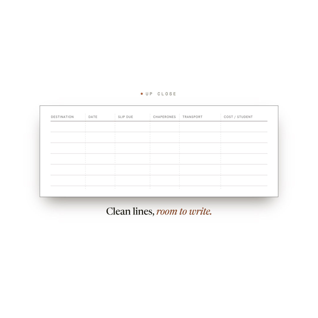 School Field Trip Planner printable planner insert — preview image 9 of 20
