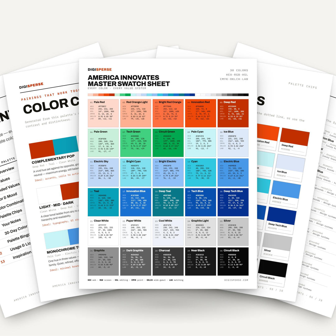 America Innovates color palette — main preview