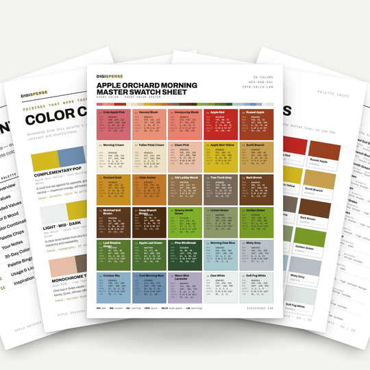 Apple Orchard Morning color palette — main preview