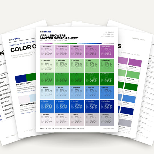 April Showers color palette — main preview