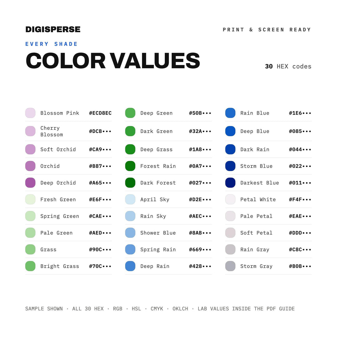 April Showers color palette — preview image 3 of 20