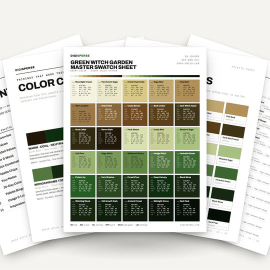 Green Witch Garden color palette — main preview