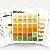 Marigold Field Color Palette – 30 Hex Codes + Procreate Swatches
