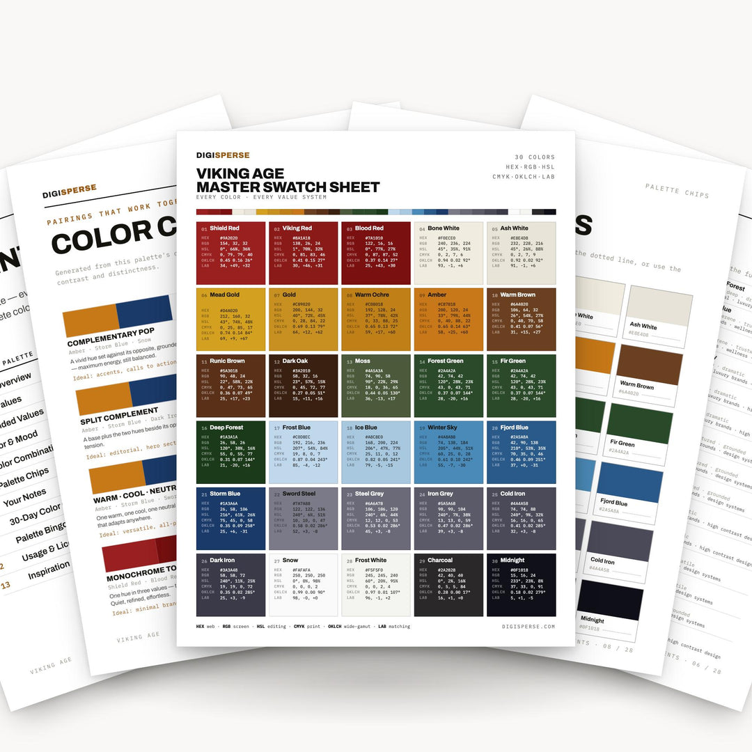 Viking Age color palette — main preview