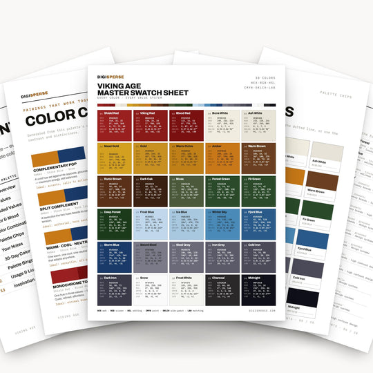 Viking Age color palette — main preview