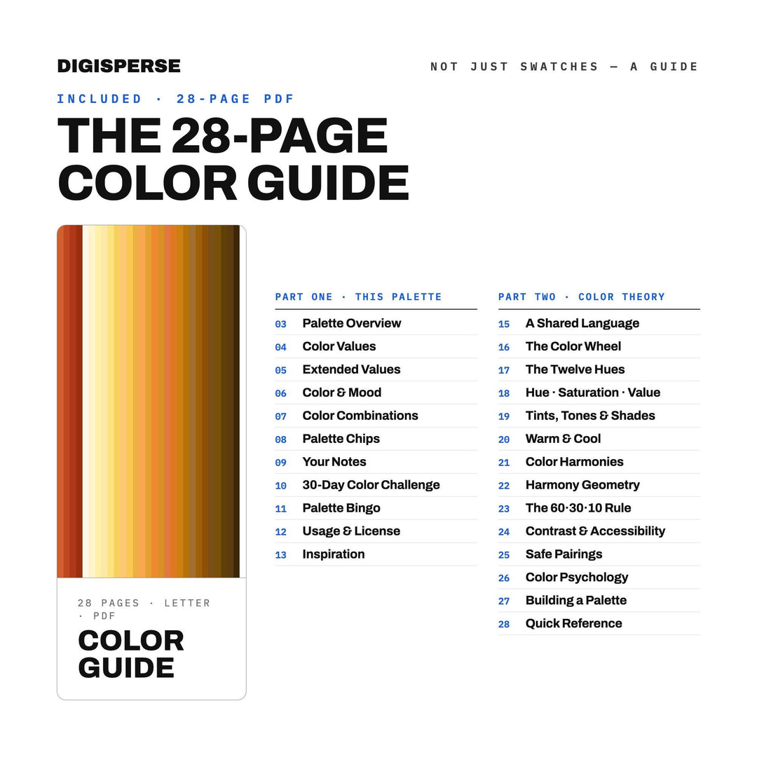 Amber color palette — preview image 5 of 20