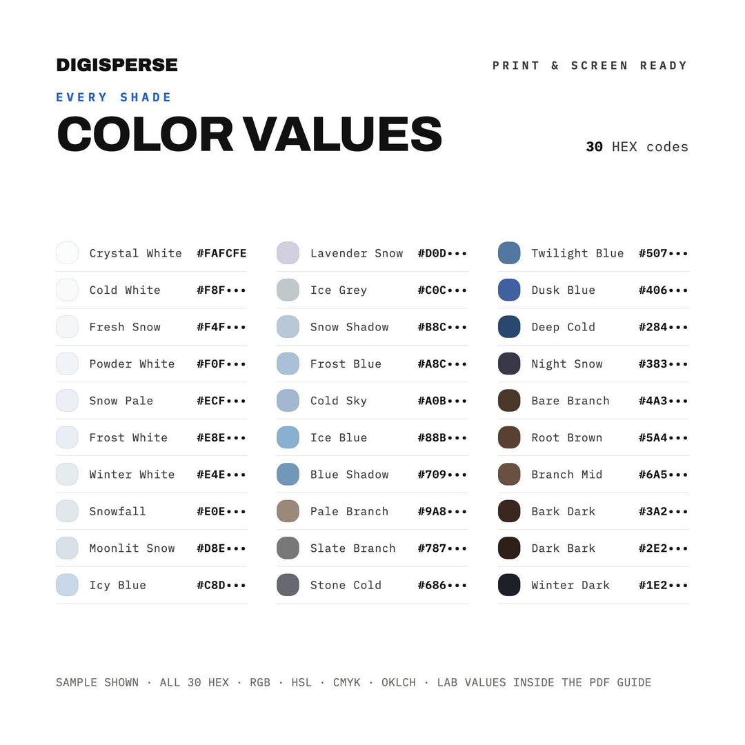 First Snow color palette — preview image 3 of 20