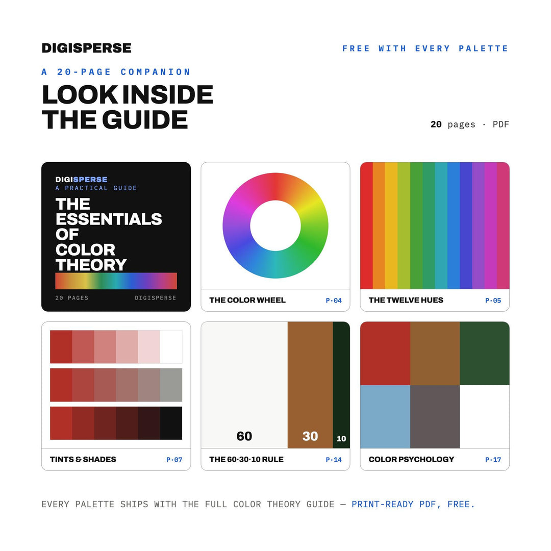 Warm Rustic Color Palette for Cozy Winter Cabin Art and Alpine Branding, 30 Fireside Ember Hues, Procreate Swatches color