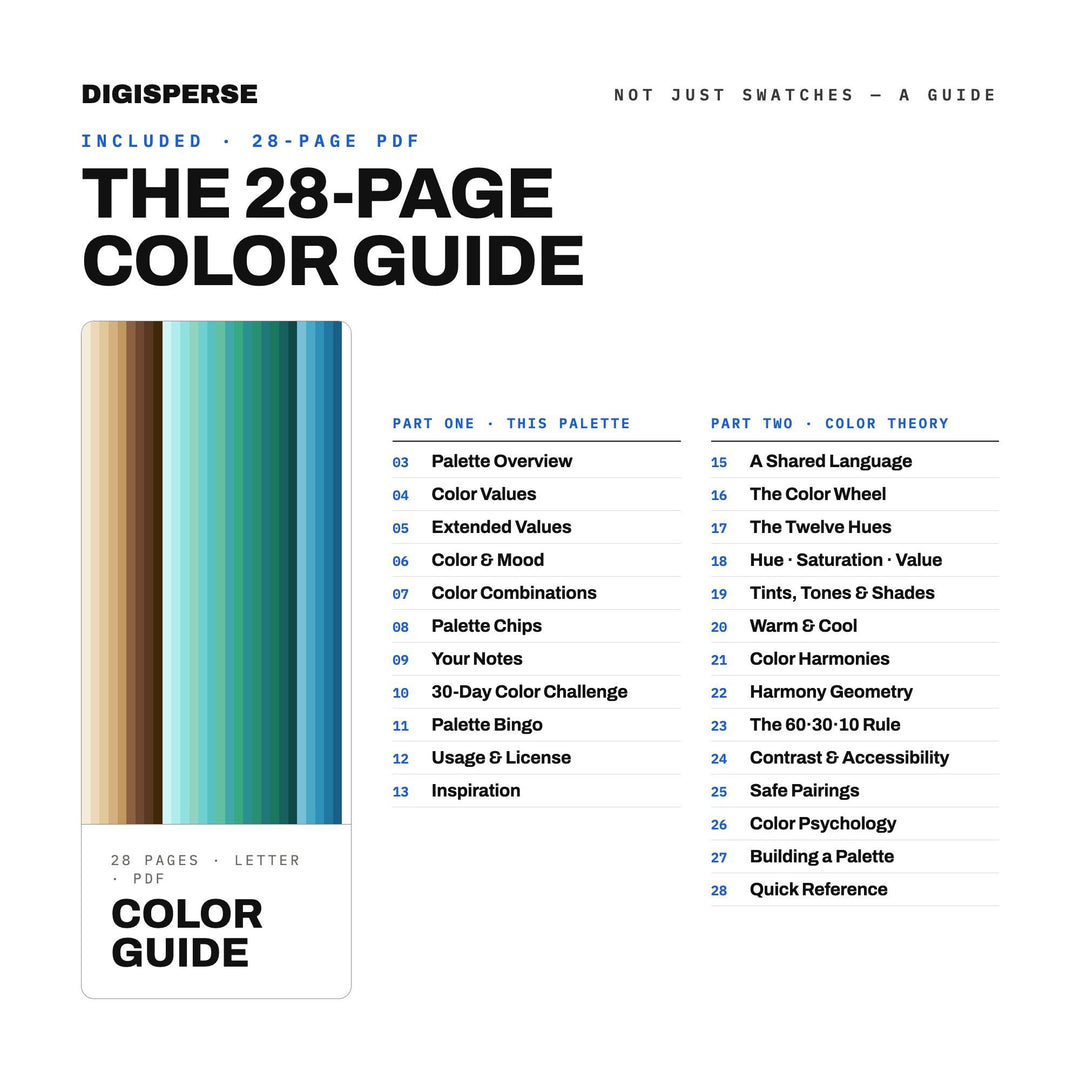 Turquoise Mesa color palette — preview image 5 of 20