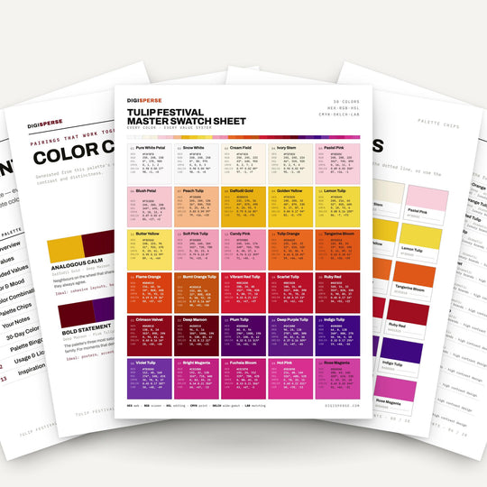 Tulip Festival color palette — main preview