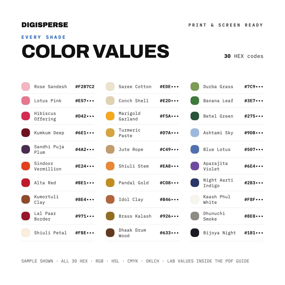 Durga Puja Pandal color palette — preview image 6 of 23