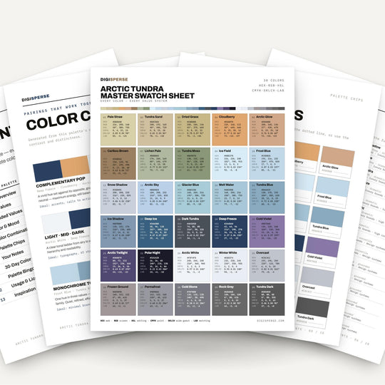 Arctic Tundra color palette — main preview