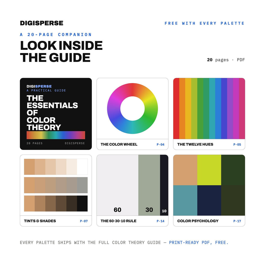 Jar of Fireflies Color Palette | 30 Procreate Swatches, HEX, RGB, CMYK (Digital Download) color palette — preview image 6 of
