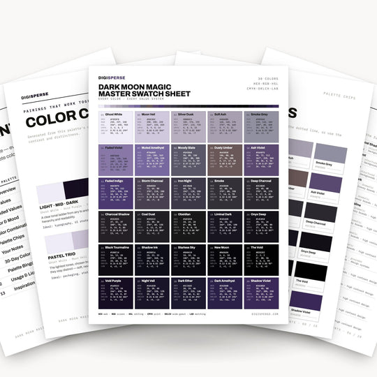Dark Moon Magic color palette — main preview