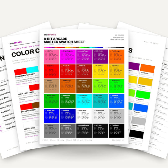 8-Bit Arcade Color Palette color palette — main preview