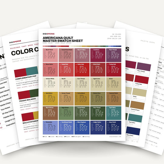 Americana Quilt color palette — main preview