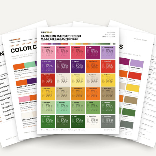 Farmers Market Fresh color palette — main preview