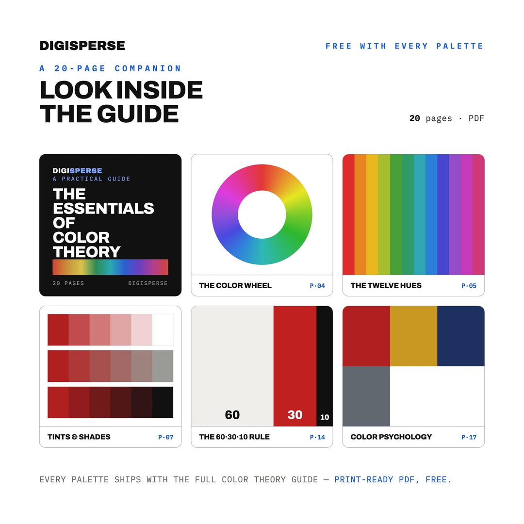 Soviet Constructivist Color Palette | 30 Colors | Hex RGB CMYK | Procreate Swatches + ASE | Digital Download color palette —