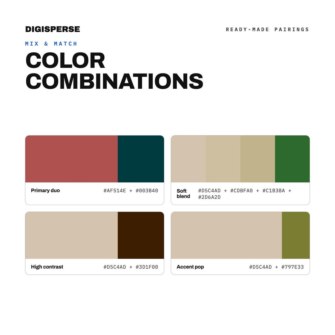 Deep Autumn Color Analysis color palette — preview image 5 of 23