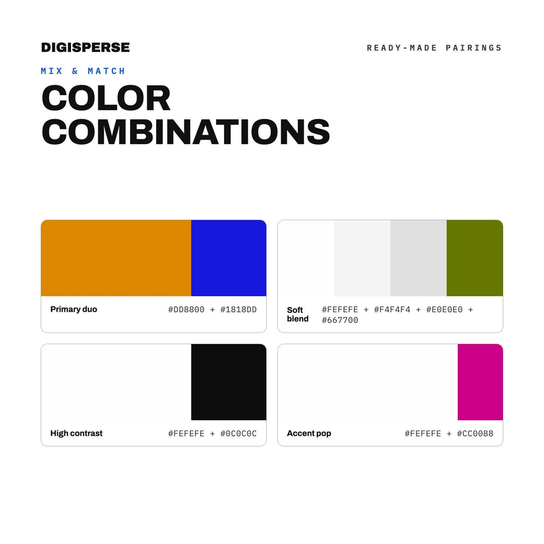 Kinetic Art Color Palette | 30 Colors, HEX, RGB, CMYK (Digital Download) color palette — preview image 2 of 20