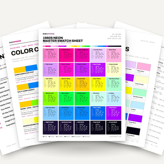 1980S Neon color palette — main preview