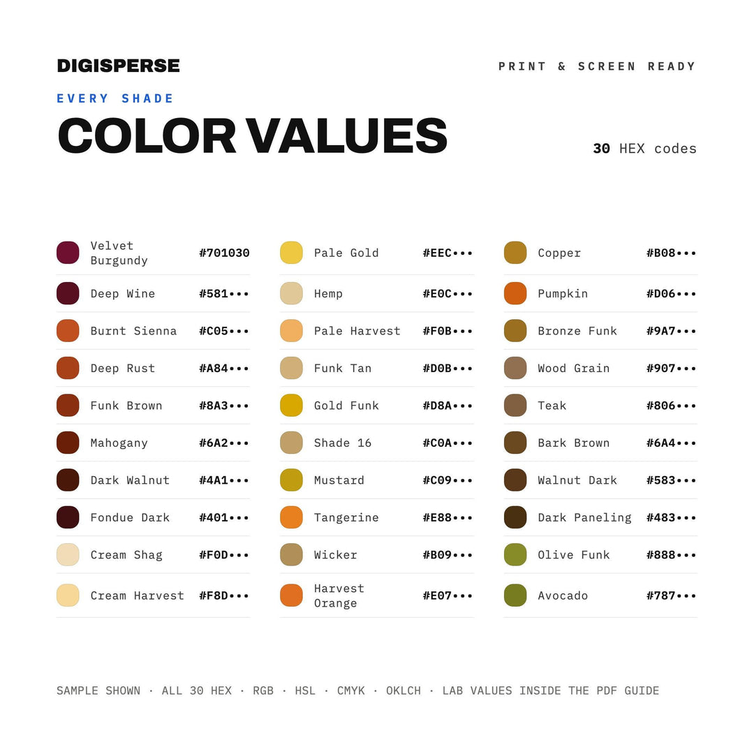 1970S Funk color palette — preview image 3 of 20