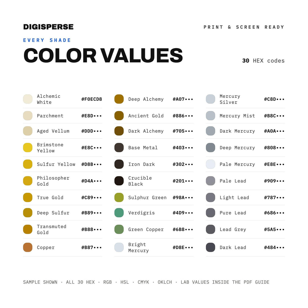 Sorcerer'S Stone color palette — preview image 3 of 20