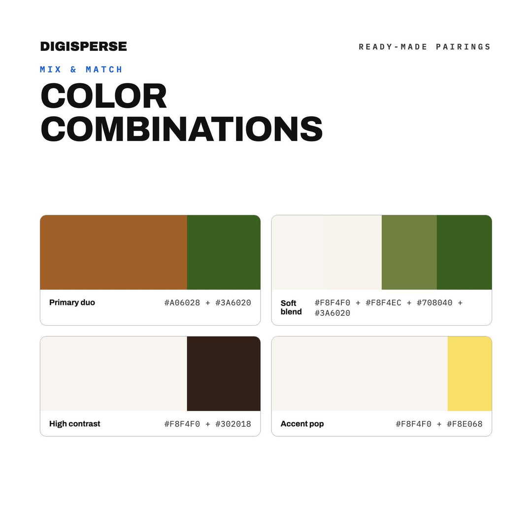 Thai Iced Tea Color Palette | 30 Colors | Hex RGB CMYK | Procreate Swatches + ASE | Digital Download color palette — preview