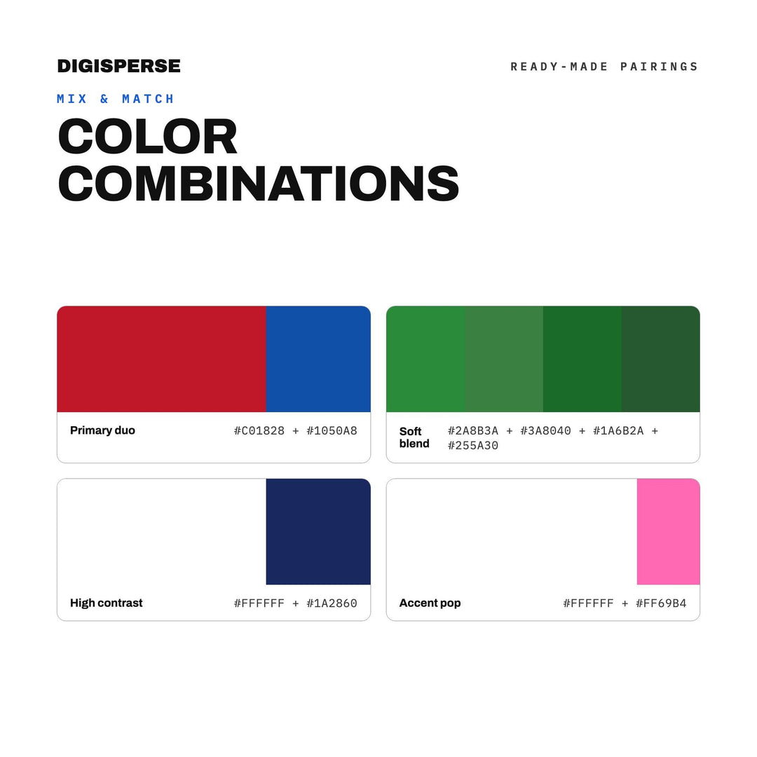Ugly Sweater Party Color Palette | 30 Festive Hex, RGB, CMYK Swatches (Digital Download) color palette — preview image 2 of