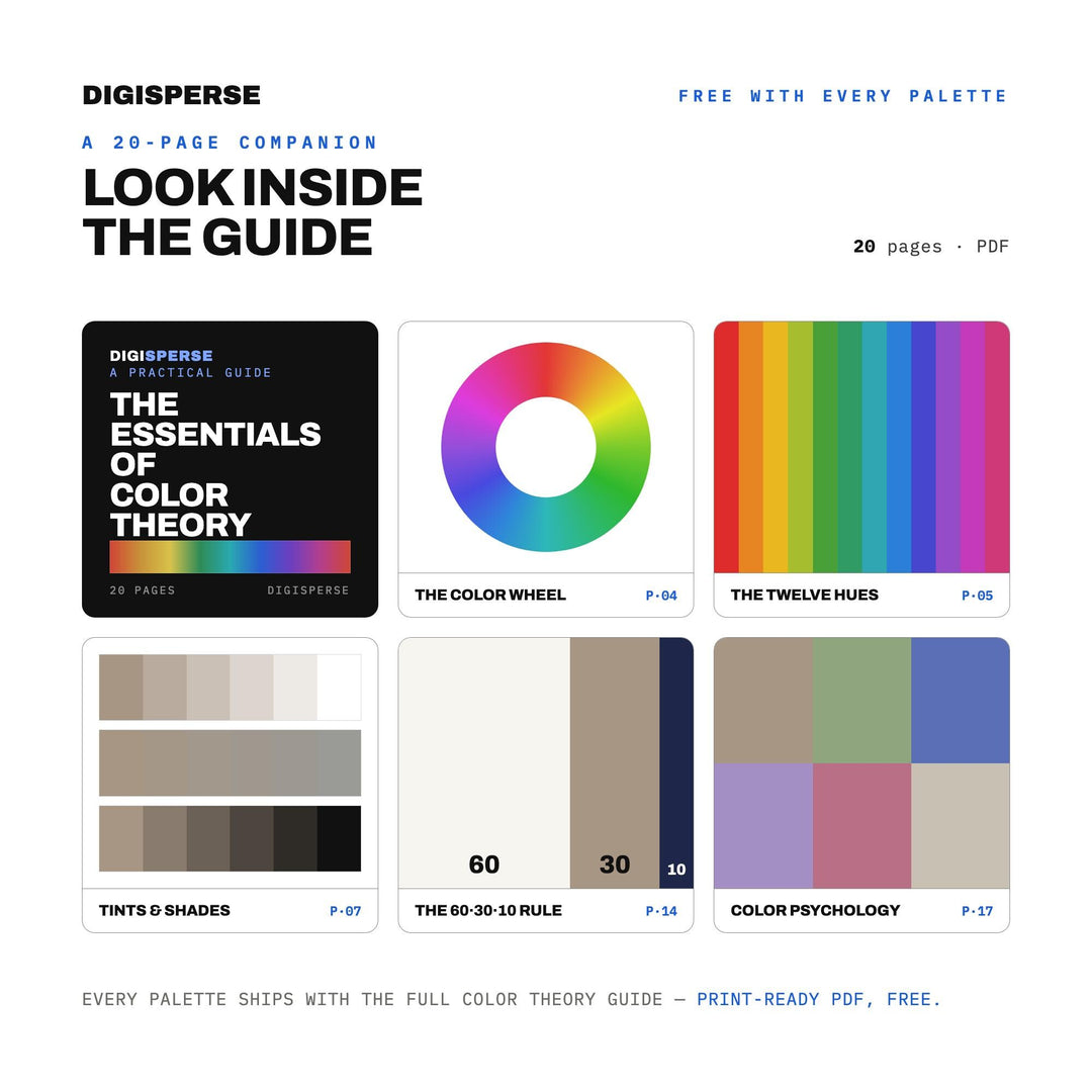 Blue Color Palette | 30 Hydrangea Garden Bloom Shades | Procreate Swatches Hex RGB CMYK color palette — preview image 6 of 20