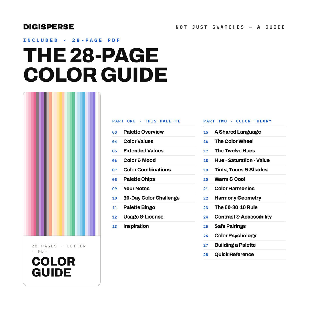 Pastel Color Palette | 30 Kawaii Cute Milky Shades | Procreate Swatches Hex RGB CMYK color palette — preview image 5 of 20