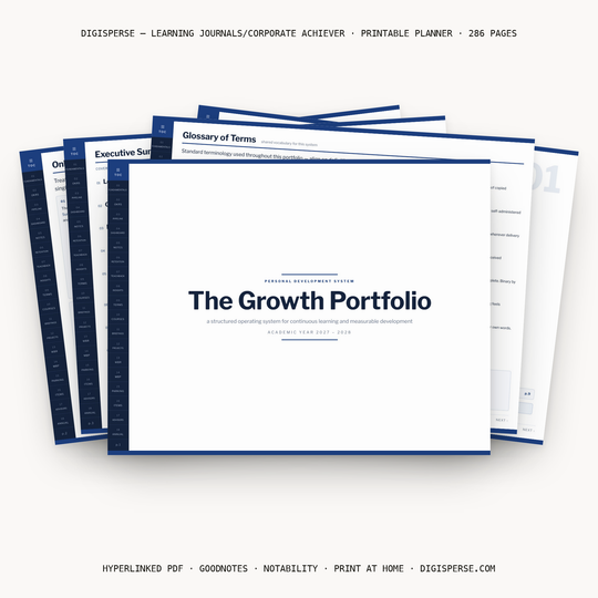 Learning Journals/Corporate Achiever digital planner — main preview