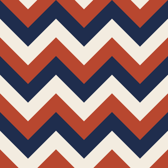 Seamless pattern tile — rust linen chevron